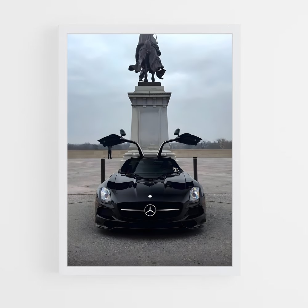 Poster Puissance Élégante – affiche Mercedes (vue 3)